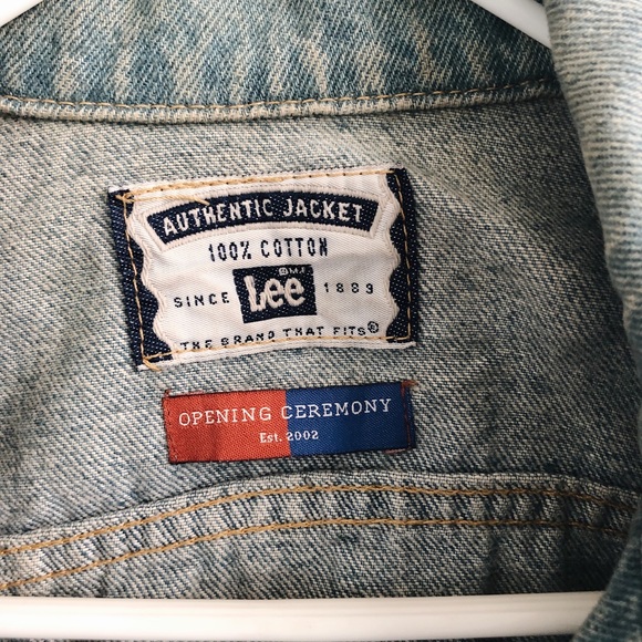 Oversized Authentic Lee Denim Jacket - Picture 2 of 3